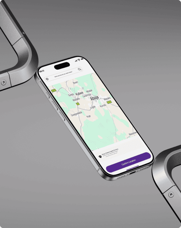 Cloza location-based matching on a map
